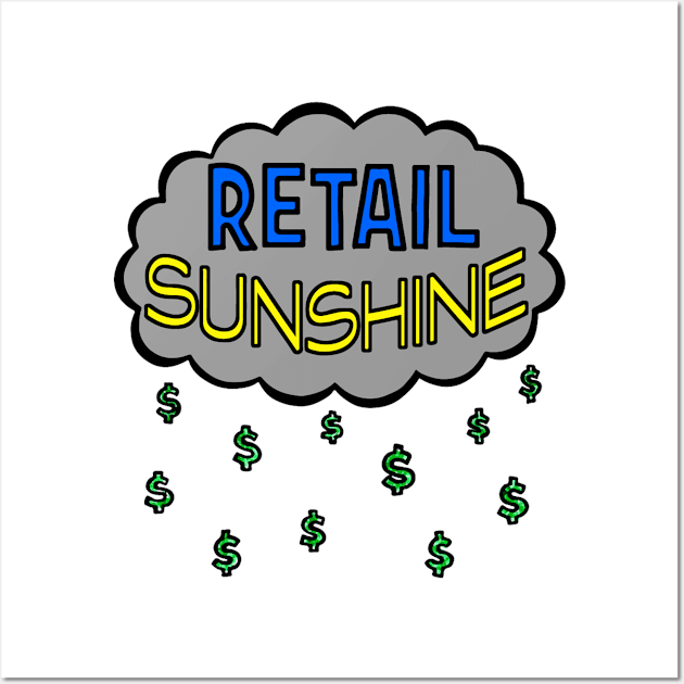 Retail Sunshine Logo Wall Art by philmachi